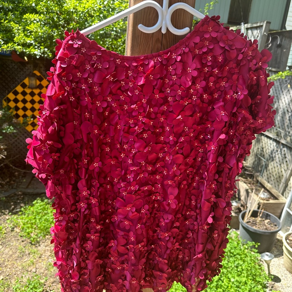 Floral Embellished pink Top